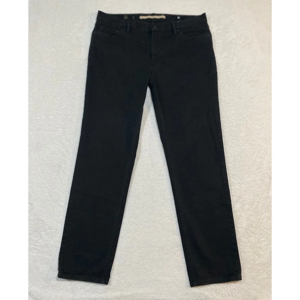 Banana Republic Traveler Slim Twill Pants Black Mens 36x32 744271-25